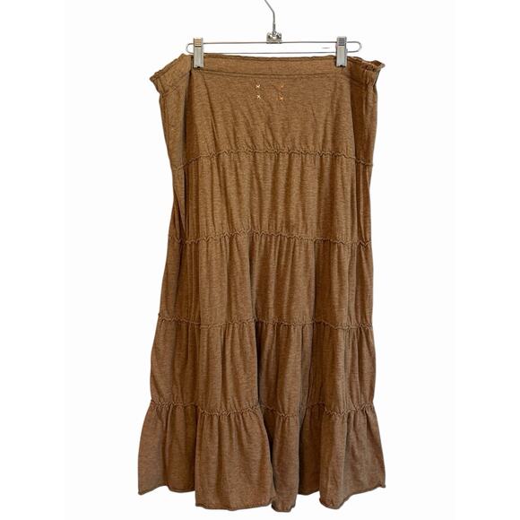 Vintage Y2K American Eagle Tiered Skirt Medium Ruffle Hem Boho Western Cowgirl - Picture 3 of 13